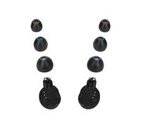 kwmobile 6x Silicone Ear Tips for Sony WF-C500 Headphone/WI-C200 Headset - Replacement Earbud Tips for In-Ear Headphones - Black