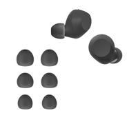 kwmobile 6x Silicone Ear Tips for Sony WF-C710N - 3 Sizes - Replacement Earbud Tips for In-Ear Headphones - Dark Grey