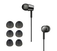 kwmobile 6x Silicone Ear Tips for Sony WI-C300 / WI-C400 / MDR-XB55AP / MDR-EX155AP - 3 Sizes - Replacement Earbud Tips for In-Ear Headphones - Grey