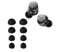 kwmobile 8x Replacement Ear Tips Compatible with Sennheiser MOMENTUM True Wireless 4 - Set of Silicone Eartips for Earbuds Headphones