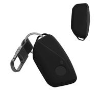 kwmobile Car Key Cover Compatible with BMW 4-button X7 X1 U11 iX ix1 7 Series G07 I7 Car Key Case - TPU Key Fob Case - Key Shell in Black - With Key Ring