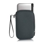 kwmobile Carrying Case Compatible with Nintendo 3DS XL - Neoprene Console Pouch with Zipper - Grey
