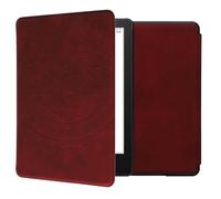kwmobile Case Compatible with Amazon Kindle Paperwhite 11 Generation 2021 Case - Cover for Kindle Paperwhite Case w/Magnet - Indian Sun Dark Red
