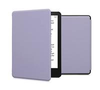 kwmobile Case Compatible with Amazon Kindle Paperwhite 11. Generation 2021 - PU Nubuck Leather Protective e-Reader Flip Case Cover - Lavender