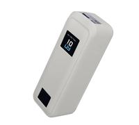 kwmobile Case Compatible with Anker Prime Power Bank 20000mAh 220W - Portable Powerbank Cover - External Battery Charger Bag, Shockproof - Grey