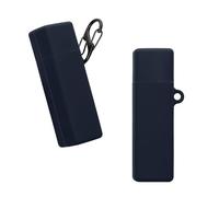 kwmobile Case Compatible with Anker Soundcore A30i Case - Silicone Cover Holder for Earbuds - Dark Blue