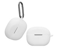 kwmobile Case Compatible with Anker Soundcore P3i Case - Silicone Cover Holder for Earbuds - White