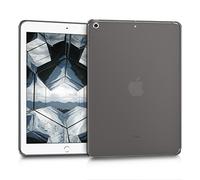 kwmobile Case Compatible with Apple iPad 9.7 (2017/2018) Case - Soft TPU Back Protector Cover for Tablet - Black/Transparent