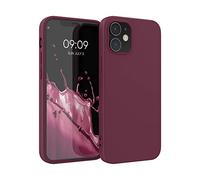 kwmobile Case Compatible with Apple iPhone 12 / iPhone 12 Pro Case - Soft Slim Protective TPU Silicone Cover - Tawny Red