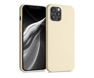 kwmobile Case Compatible with Apple iPhone 12 Pro Max Case - Slim Protective TPU Silicone Phone Cover - Sugar Frosting