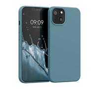 kwmobile Case Compatible with Apple iPhone 13 Case - Slim Protective TPU Silicone Phone Cover - Arctic Night