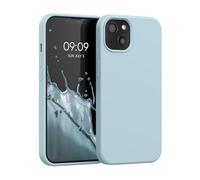 kwmobile Case Compatible with Apple iPhone 13 Case - TPU Silicone Phone Cover with Soft Finish - Pastel Blue