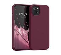 kwmobile Case Compatible with Apple iPhone 13 Case - TPU Silicone Phone Cover with Soft Finish - Tawny Red