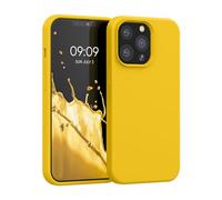 kwmobile Case Compatible with Apple iPhone 13 Pro Case - TPU Silicone Phone Cover with Soft Finish - Radiant Yellow