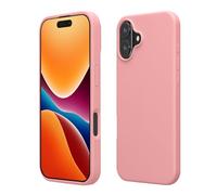 kwmobile Case Compatible with Apple iPhone 16 Plus Case - TPU Silicone Phone Cover with Soft Finish - Light Pink