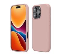 kwmobile Case Compatible with Apple iPhone 16 Pro Case - TPU Silicone Phone Cover with Soft Finish - Dusty Pink