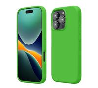 kwmobile Case Compatible with Apple iPhone 16 Pro Case - TPU Silicone Phone Cover with Soft Finish - Lime Green