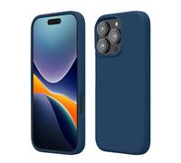 kwmobile Case Compatible with Apple iPhone 16 Pro Max Case - TPU Silicone Phone Cover with Soft Finish - Navy Blue