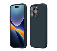 kwmobile Case Compatible with Apple iPhone 16 Pro Max Case - TPU Silicone Phone Cover with Soft Finish - Dark Slate