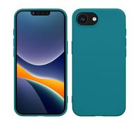 kwmobile Case Compatible with Apple iPhone 16e Case - Soft Slim Protective TPU Silicone Cover - Teal Matte