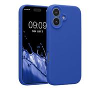 kwmobile Case Compatible with Apple iPhone 17 Case - Slim TPU Silicone Phone Cover - Soft Touch Finish - Baltic Blue