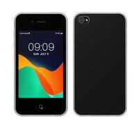 kwmobile Case Compatible with Apple iPhone 4 / 4S - Clear Case Soft Slim Flexible Protective TPU Phone Cover - Matte Transparent