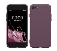 kwmobile Case Compatible with Apple iPhone SE (2022) / iPhone SE (2020) / iPhone 8 / iPhone 7 Case - Protective Slim TPU Phone Cover - Soft Matte Finish - Pale Iris