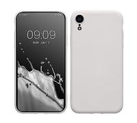 kwmobile Case Compatible with Apple iPhone XR Case - Slim Protective TPU Silicone Phone Cover - White Matte