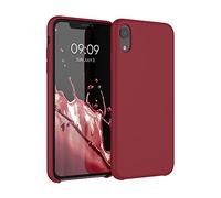 kwmobile Case Compatible with Apple iPhone XR Case - TPU Silicone Phone Cover with Soft Finish - Dark Red