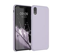 kwmobile Case Compatible with Apple iPhone XR Case - TPU Silicone Phone Cover with Soft Finish - Purple Cloud