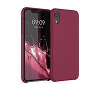 kwmobile Case Compatible with Apple iPhone XR Case - TPU Silicone Phone Cover with Soft Finish - Rhubarb Red