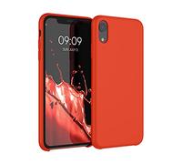 kwmobile Case Compatible with Apple iPhone XR Case - TPU Silicone Phone Cover with Soft Finish - Tomato Red