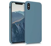 kwmobile Case Compatible with Apple iPhone XS Max Case - TPU Silicone Phone Cover with Soft Finish - Arctic Night
