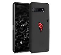 kwmobile Case Compatible with ASUS ROG Phone 3 (ZS661KS) Case - Soft Slim Protective TPU Silicone Cover - Black Matte