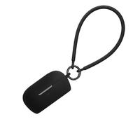 kwmobile Case Compatible with Bose QuietComfort Earbuds - Silicone Headphones Cover with Hand Strap - Black