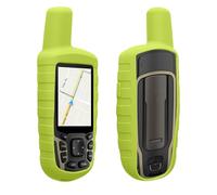 kwmobile Case Compatible with Garmin GPSMAP 65/62 / 62S / 62SC - GPS Handset Navigation System Soft Silicone Skin Protective Cover - Neon Yellow