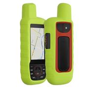 kwmobile Case Compatible with Garmin GPSMAP 66i / GPSMAP 67i - GPS Handset Navigation System Soft Silicone Skin Protective Cover - Neon Yellow