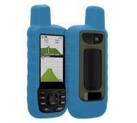 kwmobile Case Compatible with Garmin GPSMAP 66sr / GPSMAP 67 - GPS Handset Navigation System Soft Silicone Skin Protective Cover - Blue