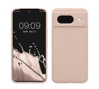 kwmobile Case Compatible with Google Pixel 8 Case - TPU Silicone Phone Cover with Soft Finish - Coconut Swirl