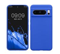 kwmobile Case Compatible with Google Pixel 8 Pro Case - TPU Silicone Phone Cover with Soft Finish - Baltic Blue