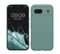 kwmobile Case Compatible with Google Pixel 8a Case - Protective Slim TPU Phone Cover - Soft Matte Finish - Arctic Night