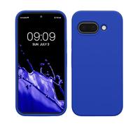 kwmobile Case Compatible with Google Pixel 9a Case - TPU Silicone Phone Cover with Soft Finish - Baltic Blue