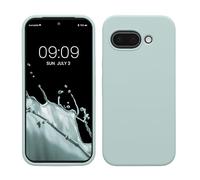 kwmobile Case Compatible with Google Pixel 9a Case - TPU Silicone Phone Cover with Soft Finish - Cool Mint