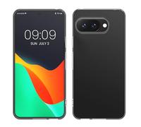 kwmobile Case Compatible with Google Pixel 9a - Clear Case Soft Slim Flexible Protective TPU Phone Cover - Transparent