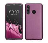 kwmobile Case Compatible with HONOR 20 Lite Case - Soft Slim Metallic TPU Silicone Cover - Metallic Lavender