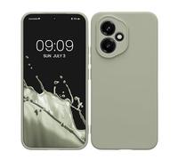 kwmobile Case Compatible with HONOR 400 Case - Protective Slim TPU Phone Cover - Soft Matte Finish - Gray Green