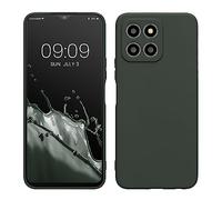 kwmobile Case Compatible with Honor X8 5G / X6 / 70 Lite 5G Case - Protective Slim TPU Phone Cover - Soft Matte Finish - Moss Green