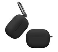 kwmobile Case Compatible with Huawei FreeBuds SE 4 ANC Case - Silicone Cover Holder for Earbuds - Black