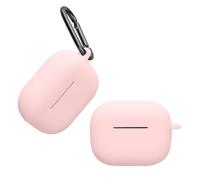 kwmobile Case Compatible with Huawei Freebuds SE 4 ANC Case - Silicone Cover Holder for Earbuds - Dusty Pink