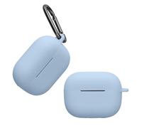 kwmobile Case Compatible with Huawei FreeBuds SE 4 ANC Case - Silicone Cover Holder for Earbuds - Light Blue
